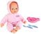 Theo Klein 1723 Baby Coralie Schmusebaby | Kuschelige, 40 cm große Baby-Puppe | Inkl. Teller, Löffel und Gabel | Spielzeug für Kinder ab 18 Monaten
