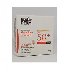 duplo maquillaje compacto TActo sedoso SPF 50