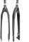 Forcella rigida in fibra di carbonio MTB 29 tubo conico 1-1/8 3K T800 freno a disco, 28,7 mm senza filettatura ultraleggera Mountain Bike Forcelle anteriori