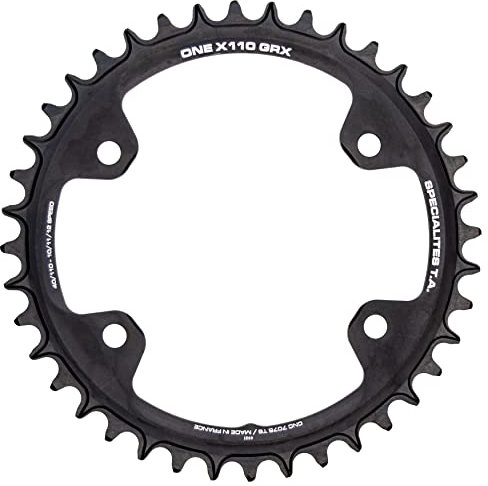 Spécialités TA 110 Stück One 4 Arm Grx Kettenblatt, Schwarz, 38t