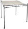 Mojawo Ersatzdach Bezug für Anbaupavillon 3m x 2,5m Dach PA beschichtet wasserabweisend (Nur der Bezug), Farben:Beige