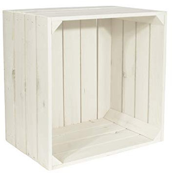 CHICCIE Weinregal Wino aus Holz - Weiß Holzkiste