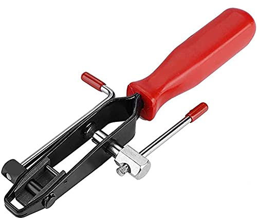 CV Joint Ear Clamp Banding Tool with Cutter, Yusheng Auto Vehicle Tools Cut-Off Pliers Use for Car Repair, 10mm Fuel Hose, Cooling System, Vacuum Hoses Clamping (CV Joint Banding Tool with Cutter)