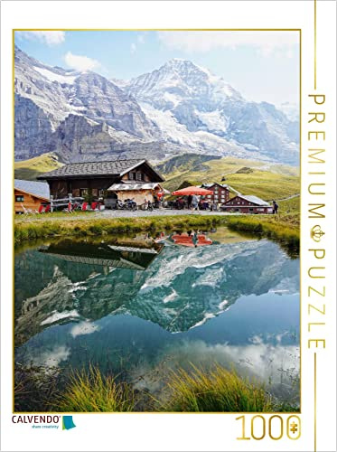CALVENDO Puzzle Kleine Scheidegg | 1000 Teile Lege-Größe 48 x 64 cm Foto-Puzzle für glückliche Stunden