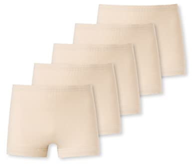 Schiesser Damen 5PACK Pagenslip Unterwäsche, hautton, 48