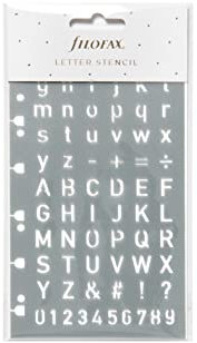Filofax Letter Stencil