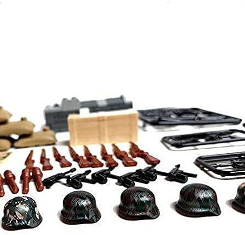 bunchy WW2 Deutsche Spezialeinheit Waffen Zubehör für Minifiguren, Klemmbausteine Set