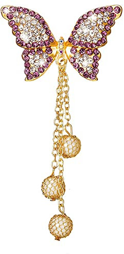 URFEDA Auto Aromatherapie Lüftungs Clips Bling Schmetterling Glitzer Auto Aromatherapie Ornamente Auto Lüftungsclips Auto Innenraum Dekorationszubehör Auto Lufterfrischer Clips für Frauen Auto Büro