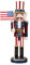Angoily 1pc Wooden Christmas Nutcracker Soldier Walnut Decoration for Home Office Festive Nut Toy Elements for Holiday Decor Traditions Random Style