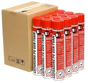 STICK2 PU Expanding Foam Filler | One Component Polyurethane Gun Foam with Strong Adhesion | Gap & Cavity Filler for Walls, Windows, Doors & More | 12 x 750ml Cans