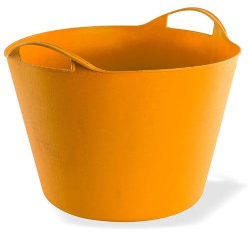 La zappa Flex-Bag Allzweckbehälter aus flexiblem und waschbarem Polypropylen (24 Liter, Orange)