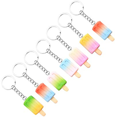 Toyvian 7-teiliger Schlüsselanhänger Stilvoller Taschenanhänger Exquisiter Schlüsselanhänger Als Dekoration Für Männer Und Frauen