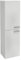 Jacob Delafon Colonne de Salle de Bain Ola Up, 2 Portes Blanc Brillant