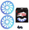 Chooee Fahrrad Bremsscheibe 160mm/180mm/203mm，2 Stück Fahrrad Bremsscheiben mit 12 Schrauben Bremsscheibe für Rennrad, Mountainbike, MTB, BMX.