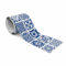 Muralo - Selbstklebende Bordüre - Tapetenbordüre Wandbördure - Dekorative Wandtatto für Wände, Möbel, Decken, Tapeten, Wandverkleidungen, Türen - Blaues Mosaik - Br.10cm x Hö.300cm