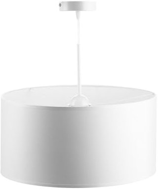 Miratic Luminaria - Lampara Colgante con Rosca E27 de 60 W máx. Lámpara de Techo Ideal para Decoración de Interiores Estilo Moderno y Elegante (Bombilla no incluida) (Blanco)