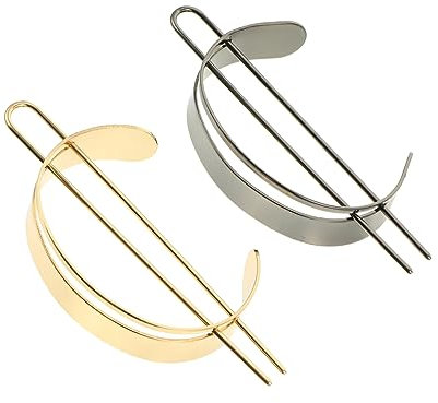 FRCOLOR Simple Hairpins Women Vintage Style Alloy Hair Stick Hair Decor Supply for Occasion