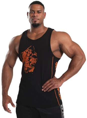 Gorilla Wear Monterey Tank Top Old School Herren Bodybuilding Ärmellos Fitness Gym