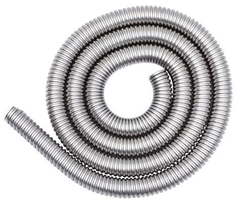 CAXUSD Edelstahl Kabelhülse Für Kabel Rostfreier Schutzschlauch Aus Metall Für Kabelorganisation Und Management Im Automobil Und Heimbereich Metallschlauch-kabelschutz Metallhülse Für