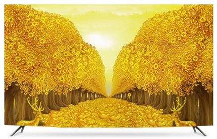 Housse De Protection Anti-poussière Pour Moniteur 32-85 Pouces, Antistatique, Anti-poussière, Pour Boîtier De Panneau Lcd/led/hd, Manchon D'ordinateur Compatible Avec Pc, Ordinateur(Size:85IN,Color:B)