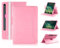 Yiernuo Custodia Compatibile con Tablet Samsung Galaxy Tab S9 S8 S7 11 Pollici Tab S9 FE 10.9 Pollici Custodia Protettiva Girevole a 360° Supporto in Pelle PU,Rosa