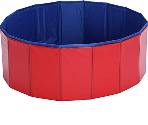 Hundepool Outdoor Faltbarer Hundepool Pet SPA Tragbare PVC-Badewanne Kinder Indoor Faltbare Waschbadewanne Faltbare große Hundebedarf (