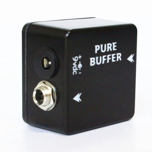 Zoegneer Mosky Pure Buffer Effektpedal für Gitarre, Bass, DC 9 V, 11,5 x 6,5 x 6 cm, 1 Stück