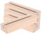 DIYEAH 4 Stück Tischkalender Basis Rustikale Kalenderhalter Namenskartenhalter Für Den Tisch Kartenständer Bild Steht Für Anzeige Karten Basis Kleiner Kartenhalter Holz Beige