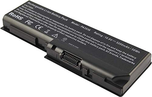 PA3536U-1BRS Laptop Battery Compatible for Toshiba Satellite L350 L355-S7907 L355-S7915 P200 P205 P205D PA3536U-1BRS PA3537U-1BAS PA3537U-1BRS PABAS100 PABAS101