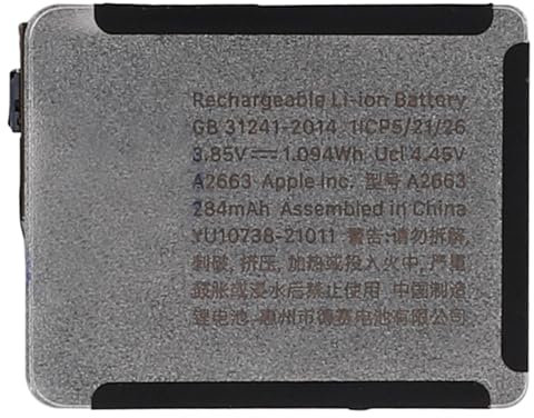 Duotipa 284 mAh Replacement Battery A2663 Compatible with Apple Watch Series 7 41 mm A2475, A2476 Battery with Repair Tool Kit