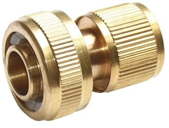 MEXEWORD Raccord de Tuyau en Laiton 3/4'', 5 pièces, raccords en cuivre for Tuyau d'arrosage, Adaptateur de Robinet, 20 mm, 5 pièces