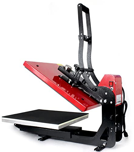 Transferpresse Heißpresse 40x50cm, 2000W Textilpresse 232°C Heat Press DIY Mulitifunktional Sublimation Wärmepresse Sublimationspresse für T-Shirts Clothes Puzzles