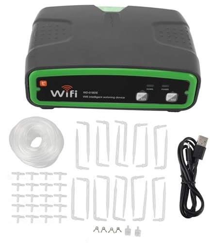 Smart Doppelpumpe WiFi -Wasserwerkssystem Timer Speicherfunktion niedriger Geräuschanlagen Wasserer Balkon Garten