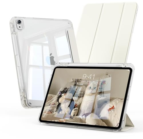 Funda transparente para iPad A16 de 10ª y 11ª generación, color blanco