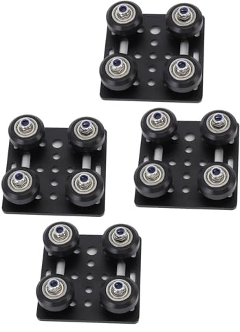 Walfront 3D Printer Gantry Plate, Aluminum Alloy, Smooth Movement, Universal Fit for 2020V Series Extrusions, Ideal for Robotics and CNC Projects