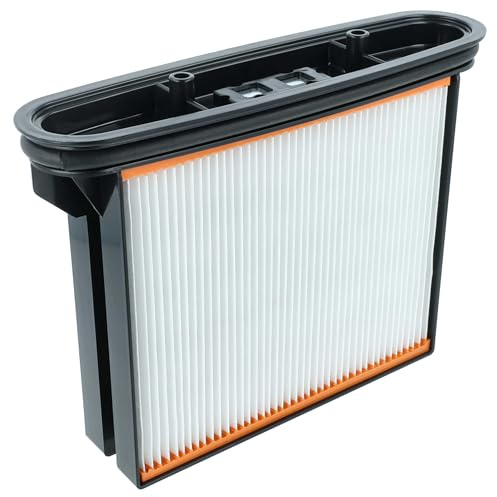 vhbw Flachfaltenfilter F8 kompatibel mit Hikoki RNT1225(M) | RNT1250, RP250YDH Industriestaubsauger Nass-/Trockensauger Staubsauger