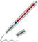 edding 751 marqueur peinture - argent - 1 stylo - pointe ronde 1-2 mm - marqueur de peinture pour l'étiquetage du métal, verre, roche ou du plastique - résistant à la chaleur, permanent et étanche