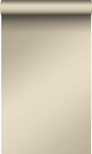 Origin papier peint uni beige brillante 53 cm x 10.05 m Wallcoverings