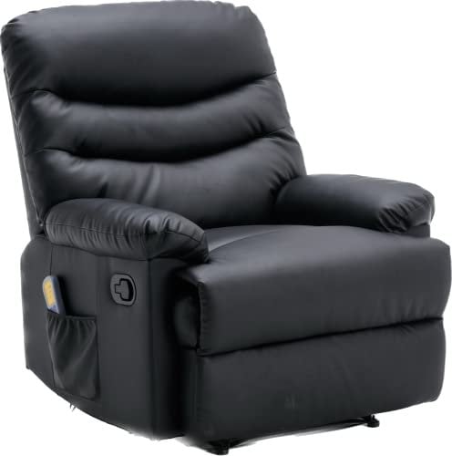 Astan Hogar Sillón Relax con Reclinación Manual, Masaje Y Termoterapia, Modelo Roma AH-AR30200NG