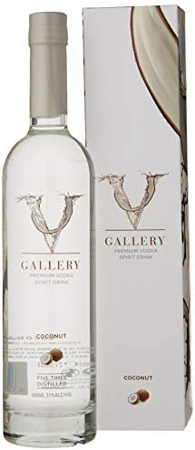 V Gallery Premium Coconut Flavoured Vodka Spirit Drink, 50cl, 21% ABV