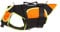 Julius-K9, IDC Multifunktionale Hundeweste 3in1, Größe: L, Schwarz und UV Orange