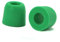 6 paia (12 pezzi) 5 mm Isolare il rumore di ricambio in memory foam maniche, in-ear monitor tappi per le orecchie punte per auricolari, T-400 (verde)