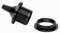 Kopp Isolierstoff-Fassung E27 mit Kappe, schwarz, 214405042