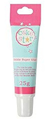 Culpitt Edible Super Glue - Cake Star - 25g Röhre, Rosa, Flüssig, Wasserfest, Kuchen-Dekoration, Fondant, Zuckerwerk, Kleber