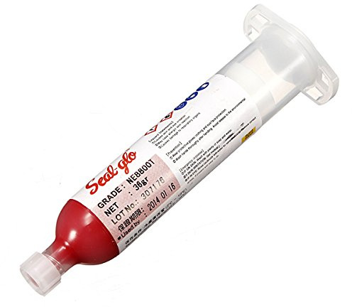 ExcLent 30ml/40g SMD SMT BGA IC Stencil Paste Dispenser Red Glue