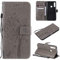 Zchen Cover per Huawei P Smart Z, custodia a portafoglio in pelle PU a portafoglio con chiusura a libro pieghevole e coperchio pieghevole per Huawei P Smart Z/Y9 Prime 2019 (gatto grigio)
