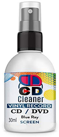 Liquido per la pulizia di CD DVD, vinile Record, detergente per lenti spray da 30 ml