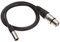 3 Broches XLR Mini Prise Mâle vers Câble Adaptateur Femelle OFC Assistance Vidéo 1m Compatible pour BMPCC4K 4K Blackmagic Pocket Cinema Camera Sharp 8K Cam