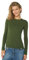 DANISH ENDURANCE Merinowolle Langarm Shirt Damen, Premium Thermo-Unterwäsche, Skiunterwäsche, Temperaturregulierendes Funktionsshirt, für Damen, Grün, 2XL