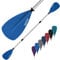 ALPIDEX 2 en 1 Pala Telescópica Aluminio Kayak Ajustable Ligero Doble Paddle Extensible 160-207cm Tabla Surf Sup Canoa Stand Up Paddle Board Kayak Remo, Color:Azul Claro